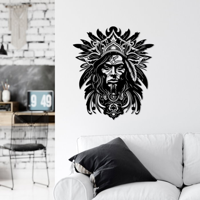 Wallity Rasta Escultura de Pared Metálica Negra Wallity Rasta Escultura de Pared Metálica Negra